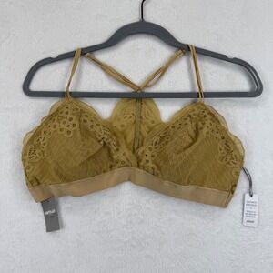 Aerie Lace Padded Bralette Removable Pads Lingerie Women's Bra US L‎